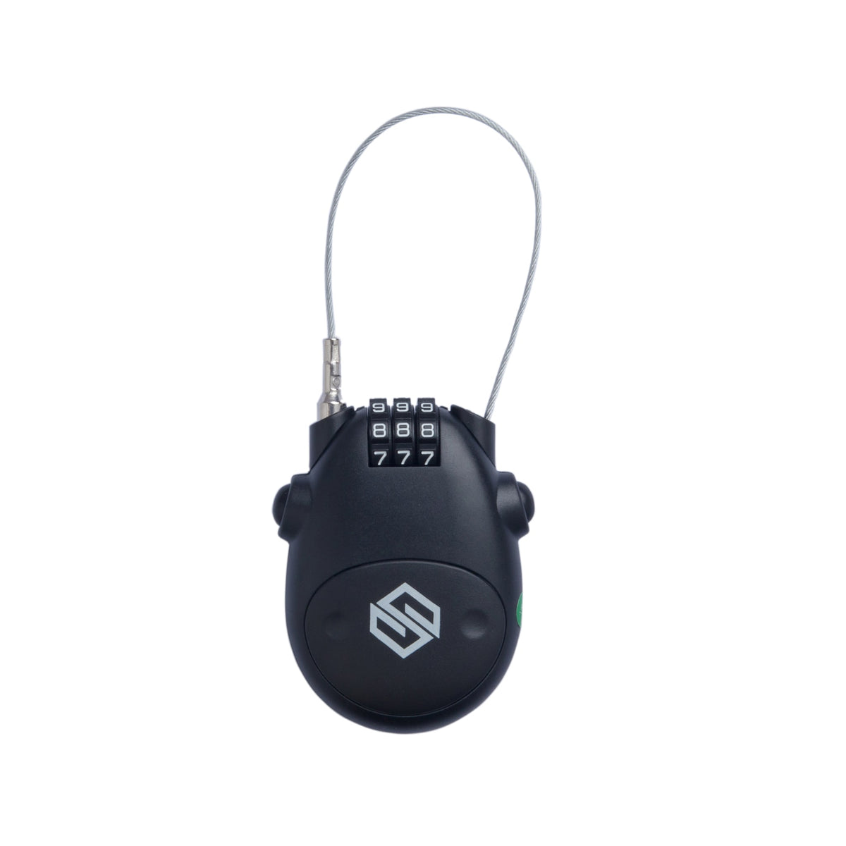 Striker Small Wire Scooter Lock - Czarny