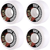 Jart Bondi 83B Skateboard Hjul 4-Pak - Hvid/Sort/Rød- ScootWorld