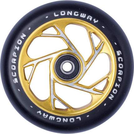 Longway Scorpion Kółka Do Hulajnogi Wyczynowej - Gold- ScootWorld