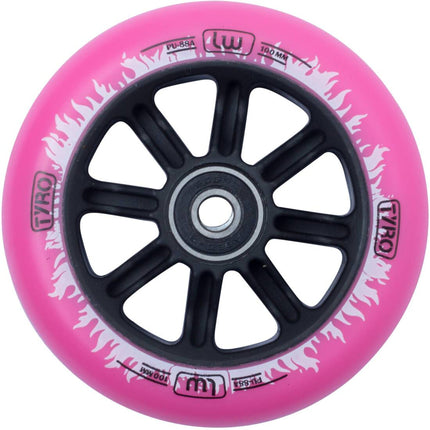 Longway Tyro Nylon Core Kółko Do Hulajnogi Wyczynowej - Pink/White Flame- ScootWorld