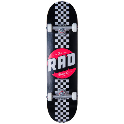 RAD Checker Stripe Deskorolka Klasyczna - Black- ScootWorld