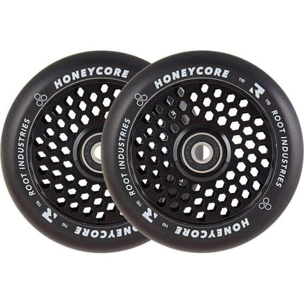 Root Honeycore 110mm Kółka Do Hulajnogi Wyczynowej 2-pak - Black- ScootWorld
