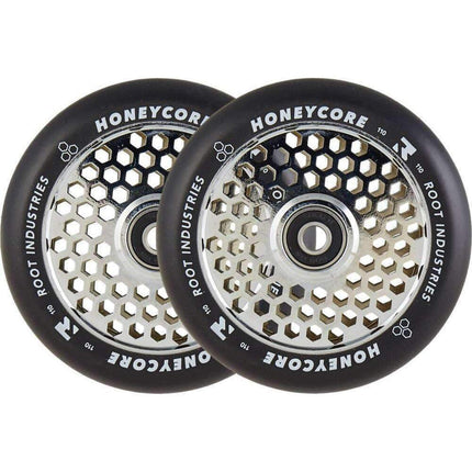 Root Honeycore 110mm Kółka Do Hulajnogi Wyczynowej 2-pak - Chrome- ScootWorld