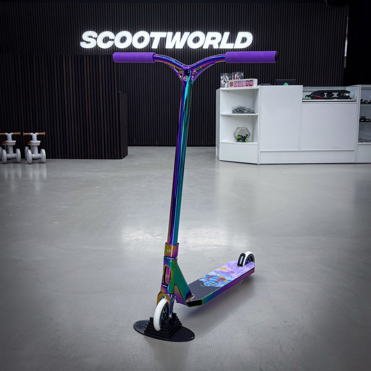 Striker Rainbow Purp Custom Build - Rainbow- ScootWorld