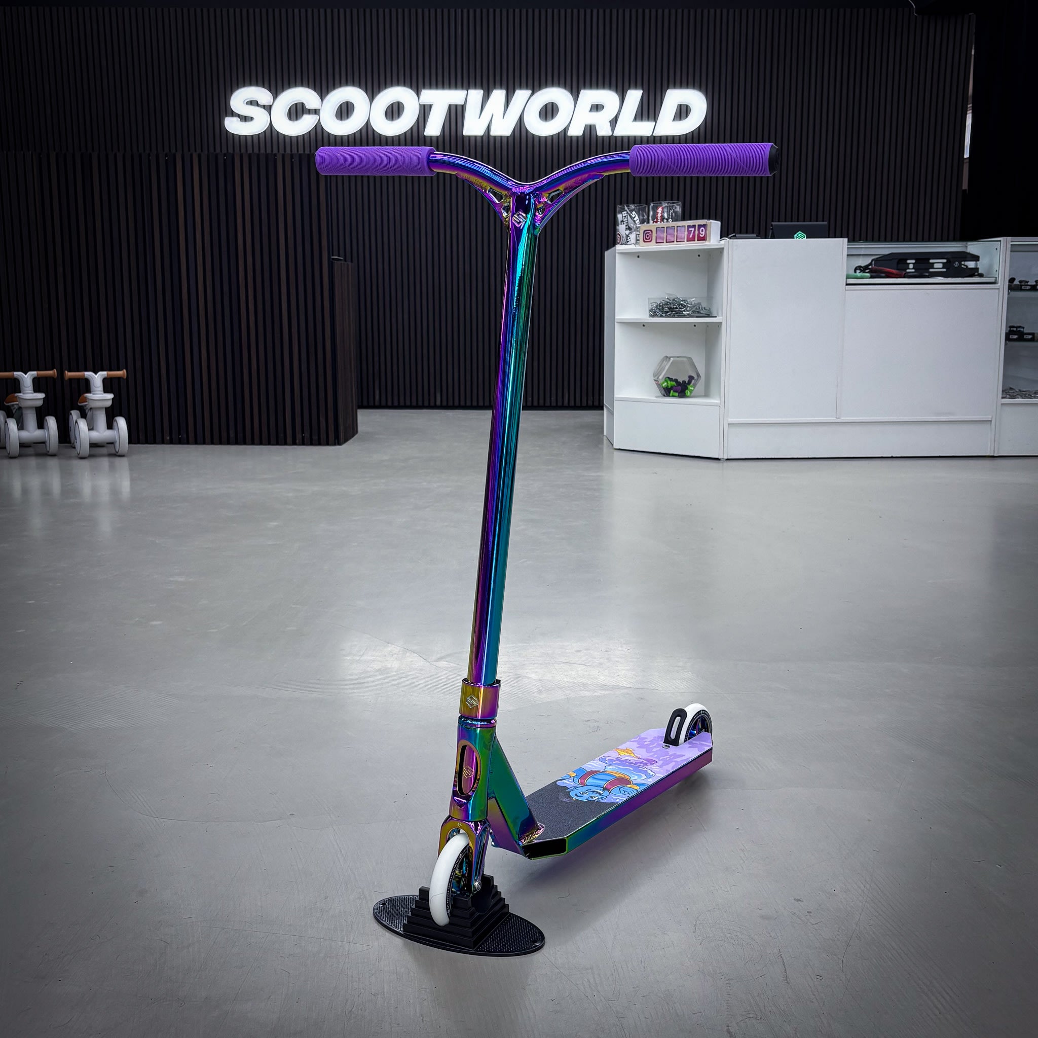 Striker Rainbow Purp Custom Build - Rainbow- ScootWorld