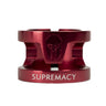 Supremacy Spartan Double Zaciski do Hulajnogi Wyczynowej - Czerwony