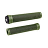 ODI Longneck SLX 160mm Gripy do hulajnogi wyczynowej - Zielony wojskowy