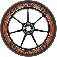 District Dual Width Core Kółko Do Hulajnogi Wyczynowej - Black/Orange- ScootWorld