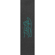 Tilt Capped Script Griptape do hulajnogi wyczynowej - Teal- ScootWorld