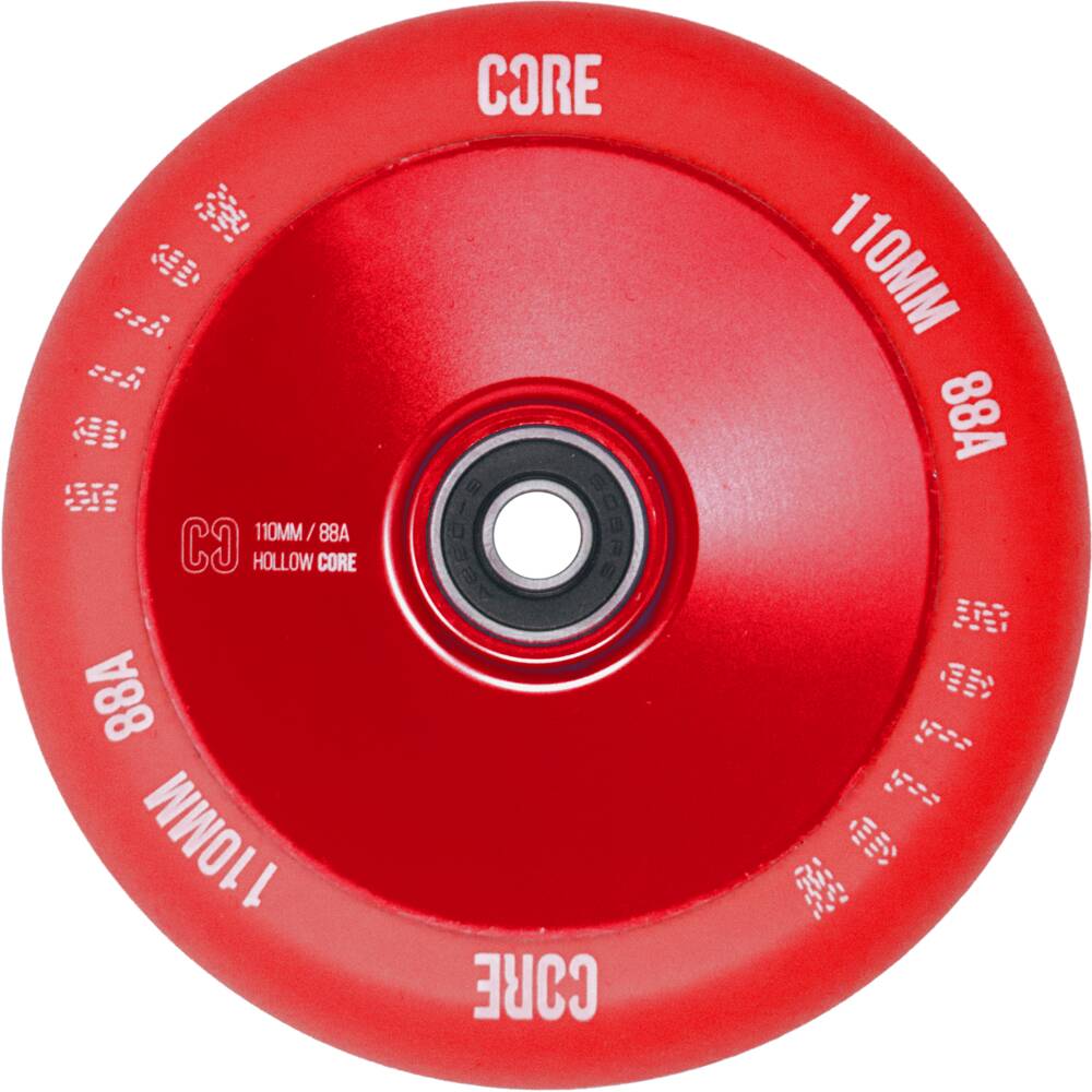 CORE Hollowcore V2 Kółka Do Hulajnogi Wyczynowej - Czerwony