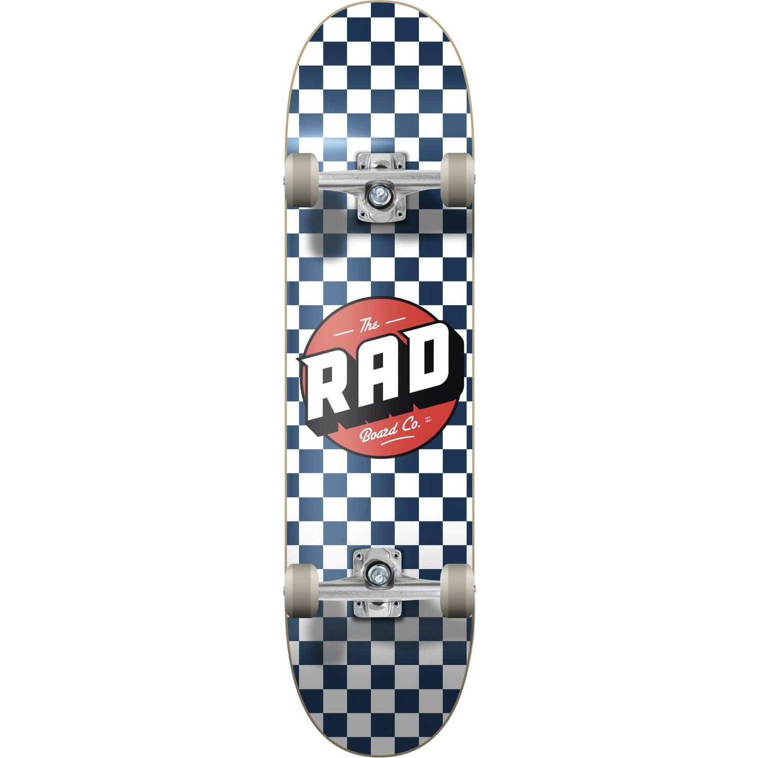 RAD Checkers Komplet Skateboard - Navy- ScootWorld