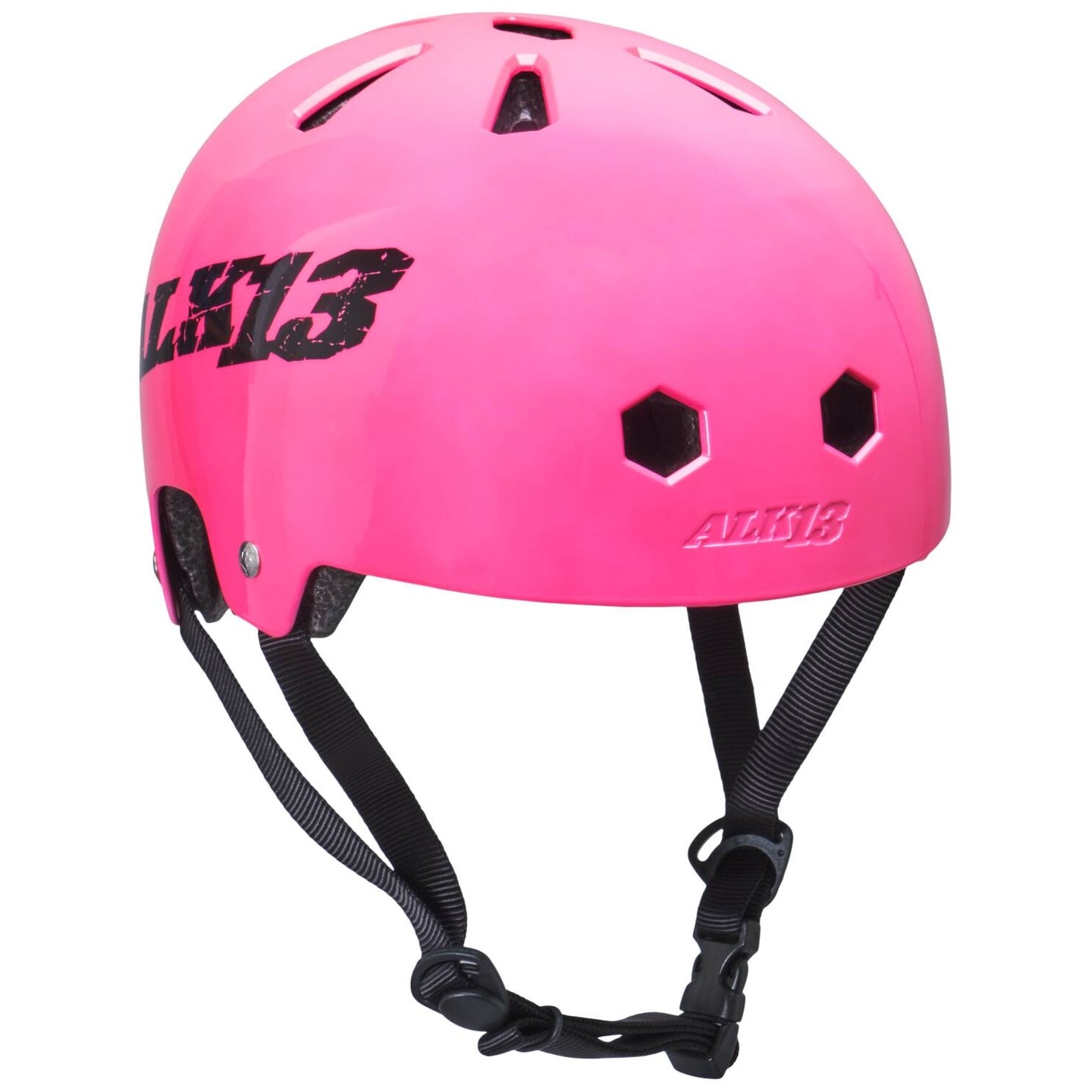 Alk13 Krypton Glossy Skaterhjelm - Pink- ScootWorld