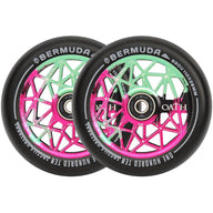 Oath Bermuda 110MM Kółka Do Hulajnogi Wyczynowej 2-Pak - Green/Pink- ScootWorld