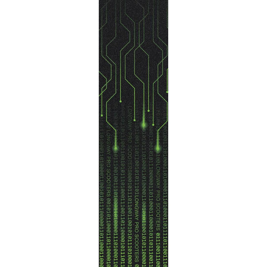 Longway Printed Grip Tape do Hulajnogi Wyczynowej - Matrix Green- ScootWorld