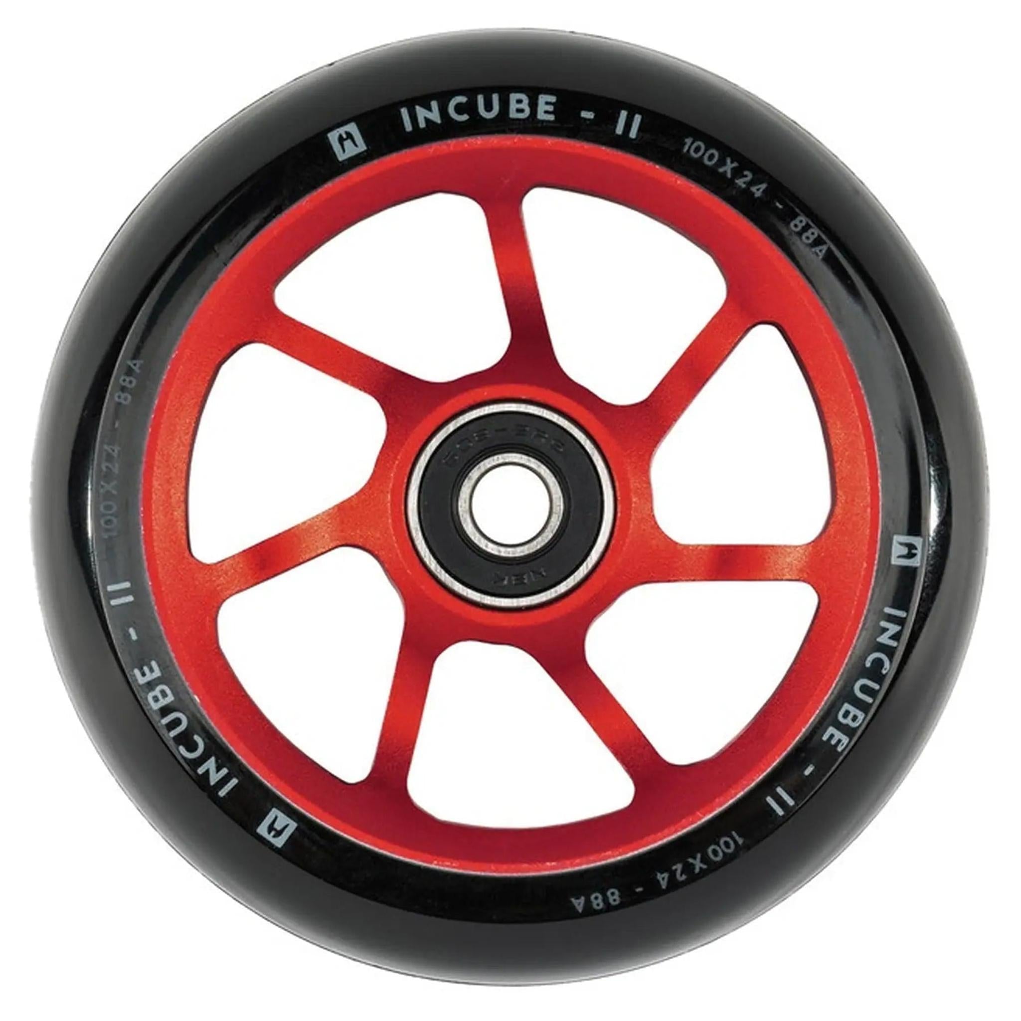 Ethic Incube V2 Hjul Til Løbehjul - Czerwony- ScootWorld