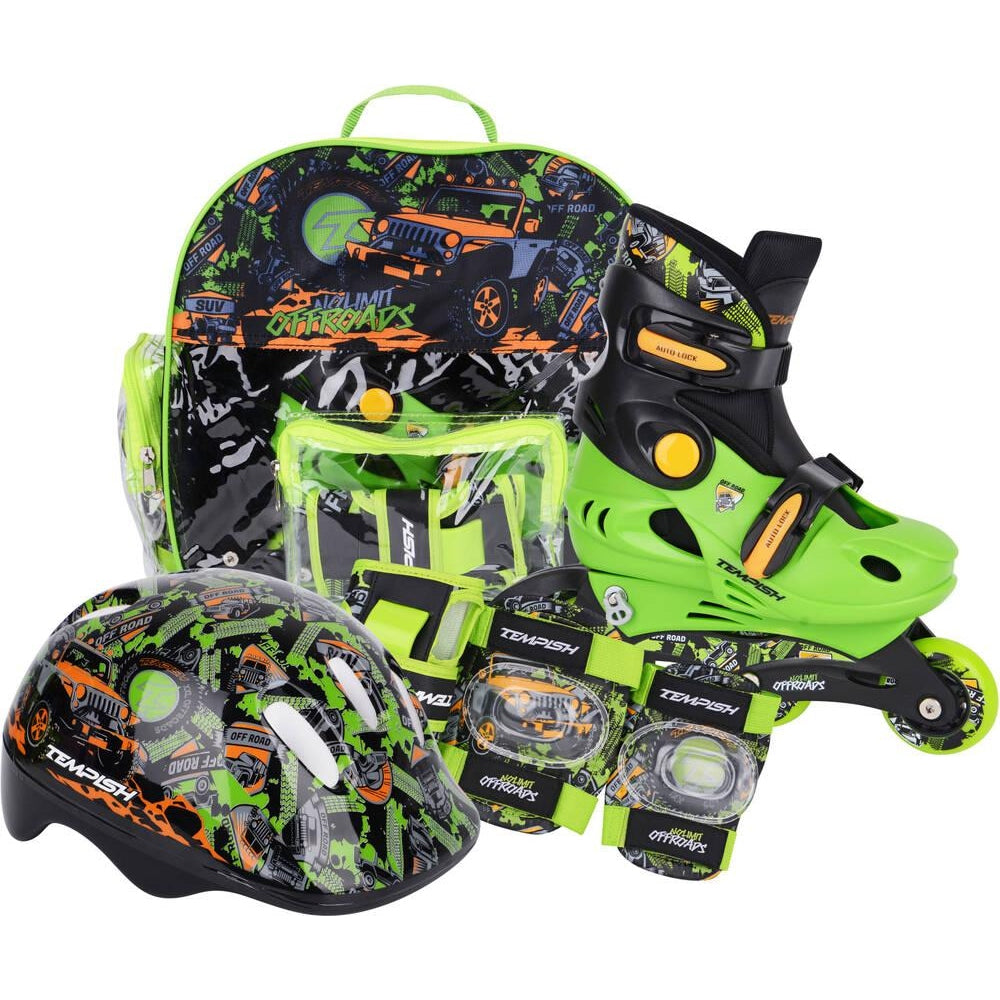 Tempish Racer Baby Rolki - Green- ScootWorld