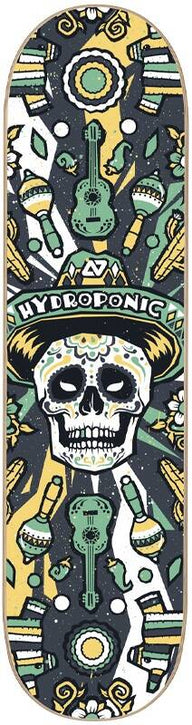 Hydroponic Mexican Skull 2.0 Blat do Deskorolki - Black- ScootWorld