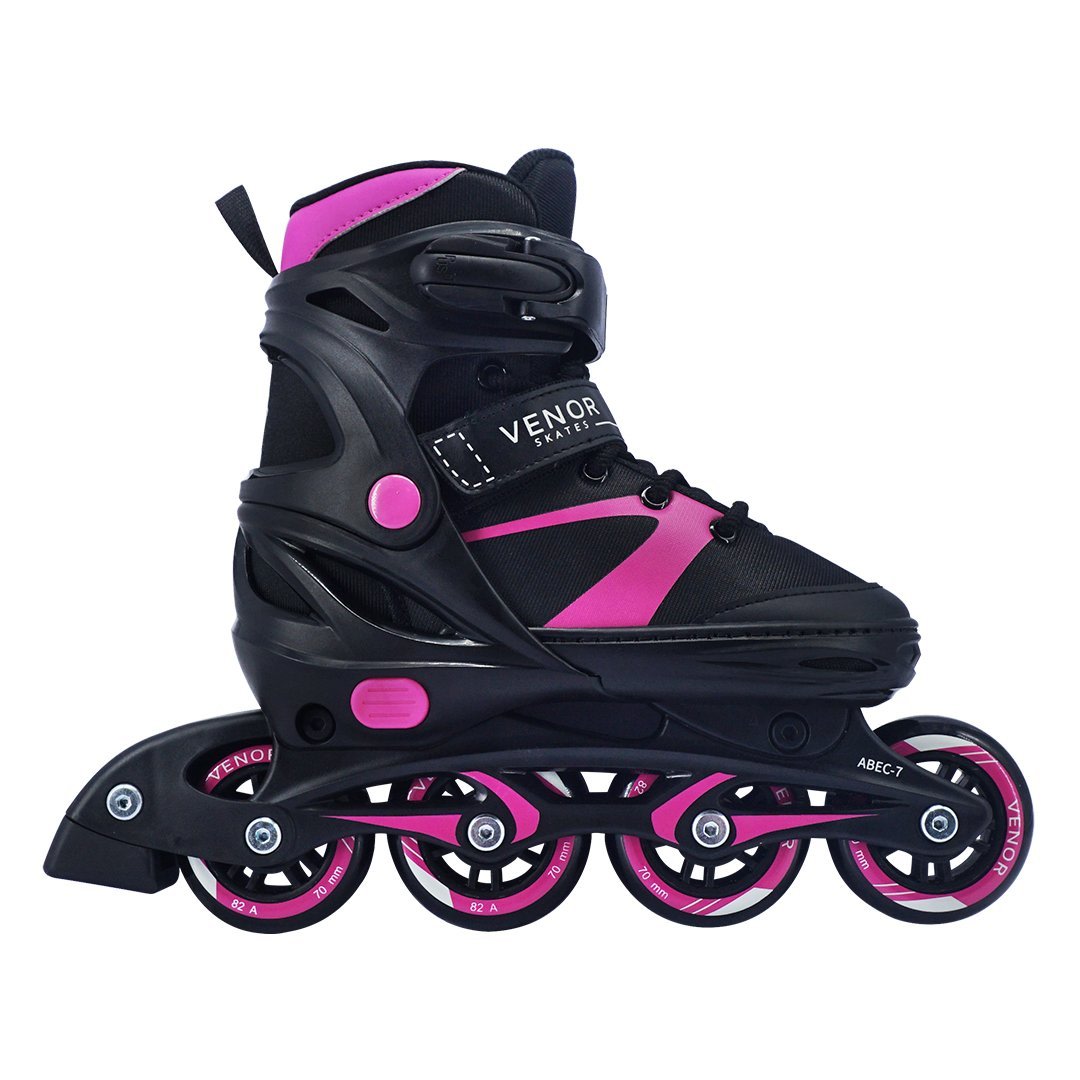 Venor Primo Rolki (Dzieci) - Black/Pink- ScootWorld