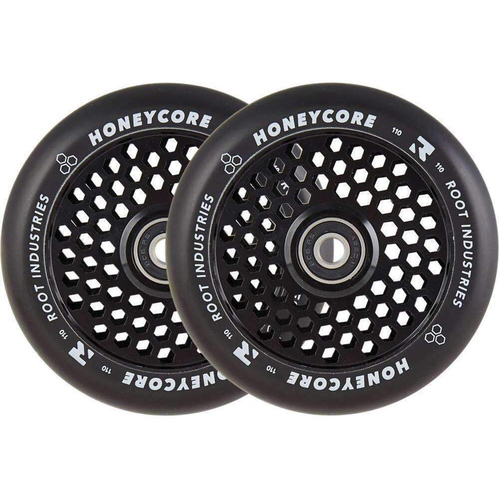 Root Honeycore 110mm Kółka Do Hulajnogi Wyczynowej 2-pak - Black- ScootWorld