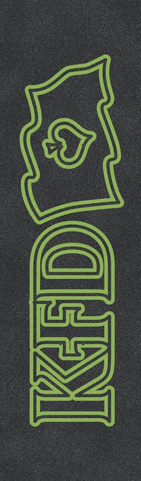 KFD Premium Skateboard Griptape - Green- ScootWorld