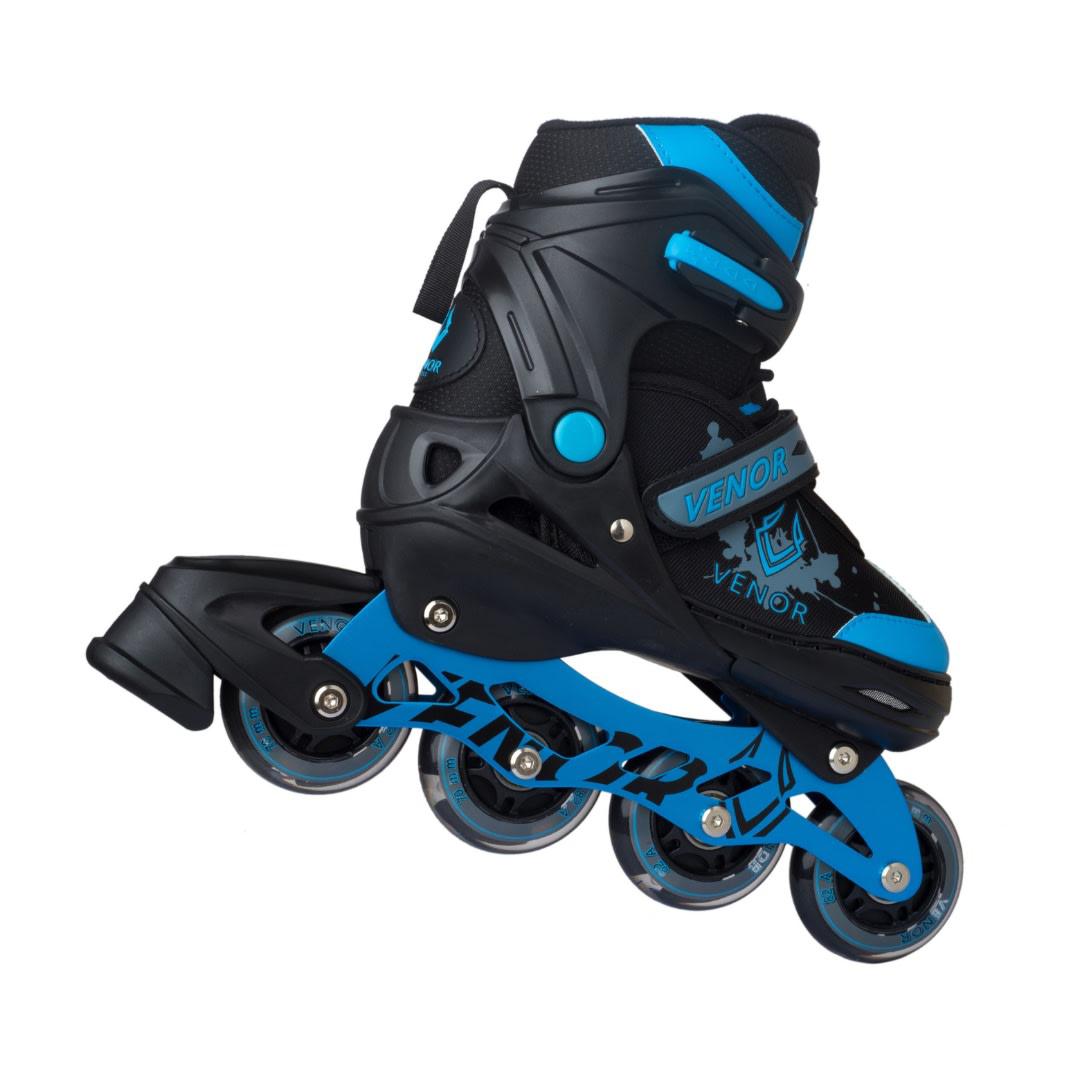 VENOR Ignite LED Rolki - Black/Blue- ScootWorld