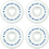 Heart Supply Clean Heart 99A Kółka do Deskorolki 4-Pak - White/Blue- ScootWorld