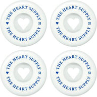 Heart Supply Clean Heart 99A Kółka do Deskorolki 4-Pak - White/Blue- ScootWorld