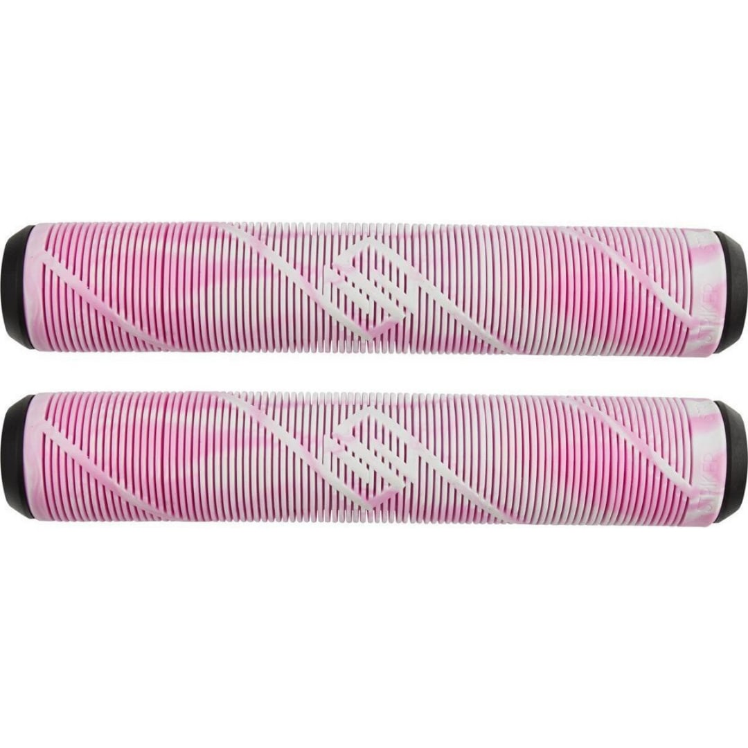 Striker Logo Gripy do hulajnogi wyczynowej - White/Pink- ScootWorld