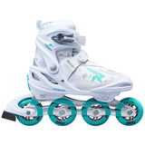 Roces Moody TIF Rolki Dla Dziewczynki - White/Aqua- ScootWorld