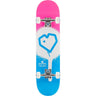 Blueprint Spray Heart V2 Komplet Skateboard - Niebieski/biały/różowy
