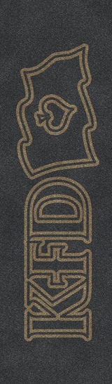 KFD Premium Skateboard Griptape - Gold- ScootWorld