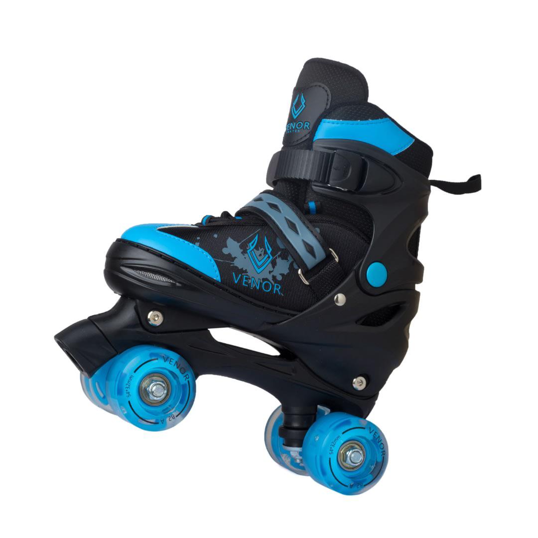 VENOR Ignite LED Wrotki - Black/Blue- ScootWorld