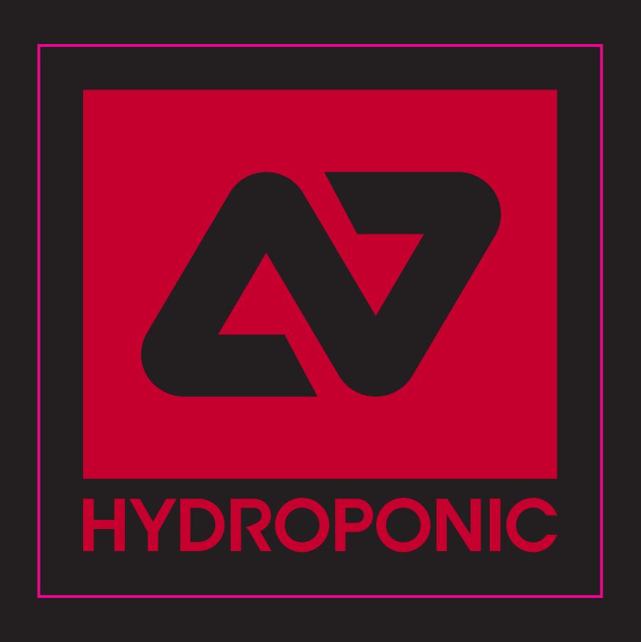 Hydroponic Logo Sticker - Rød- ScootWorld