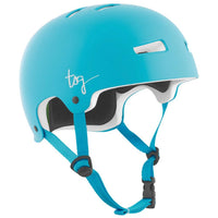 Kask TSG Evolution Kask - Satin Crystal Blue- ScootWorld