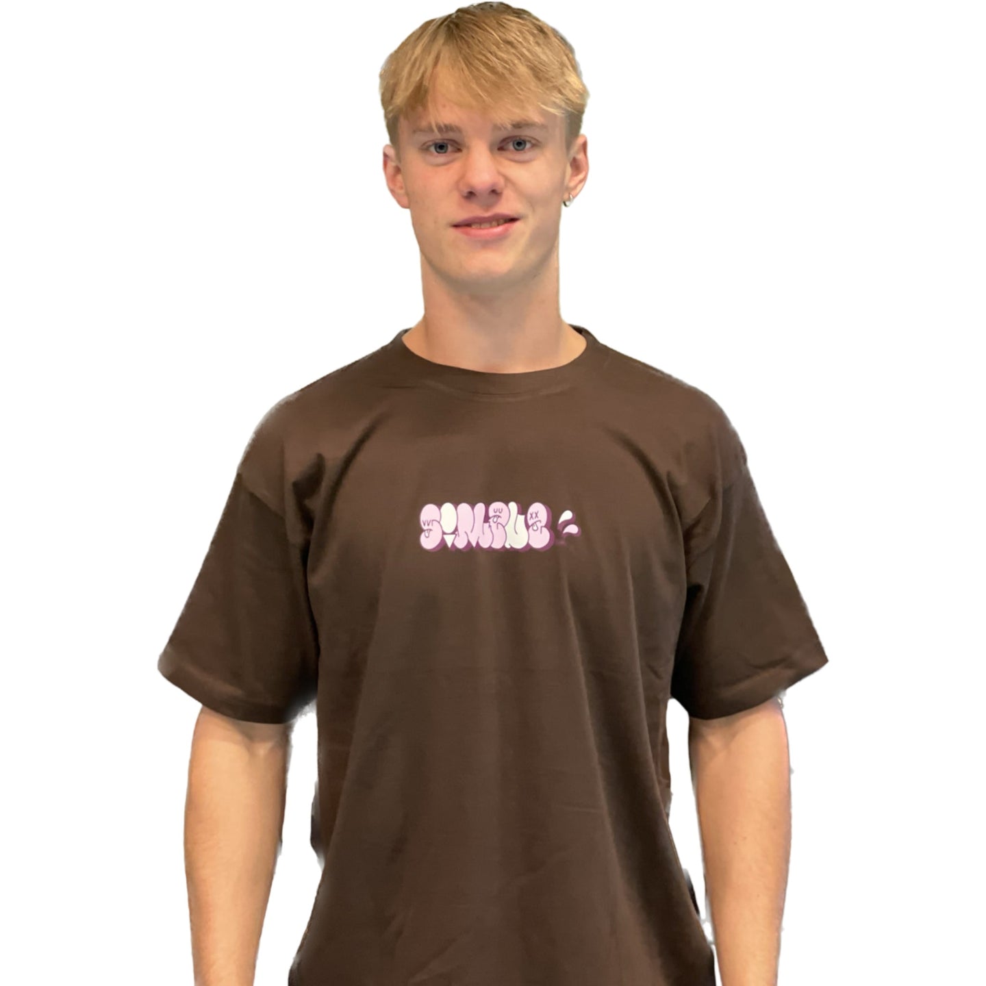 Simon Simzuz Tshirt - Brown- ScootWorld