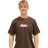 Simon Simzuz Tshirt - Brązowy