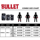 Bullet Triple Padset Zestaw Ochraniaczy - ScootWorld