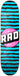 RAD Stripes Logo Skateboard Deck - Blue- ScootWorld