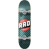 RAD Checkers Progressive Deskorolka Klasyczna - Black/Teal- ScootWorld