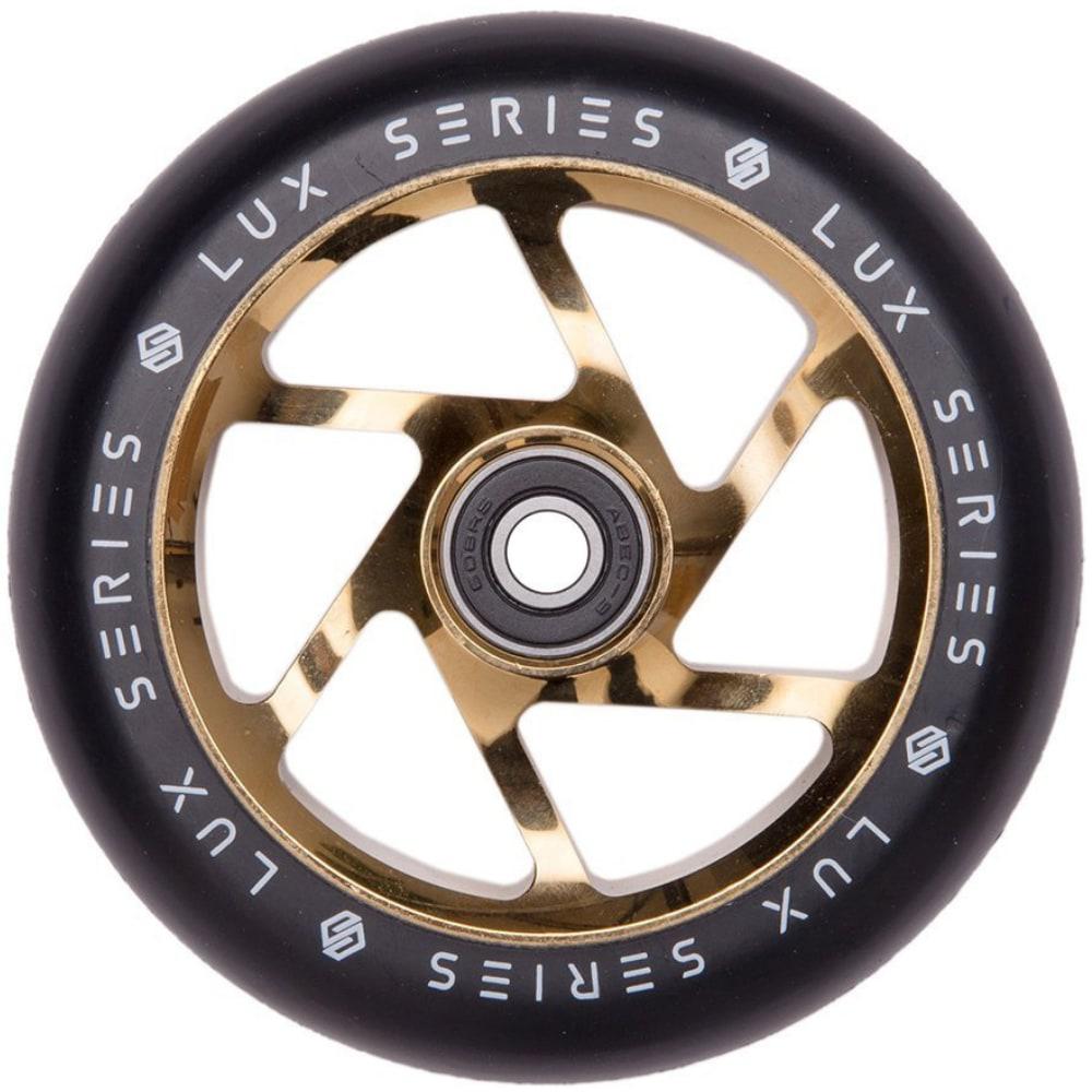 Striker Lux Spoked 110MM Kółka Do Hulajnogi Wyczynowej - Gold Chrome- ScootWorld