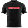 ScootWorld Box Logo Tshirt - Czarny/Czerwony