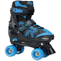 Roces Quaddy 3.0 Regulowana Wrotki Dzieci - Black/Astro Blue- ScootWorld