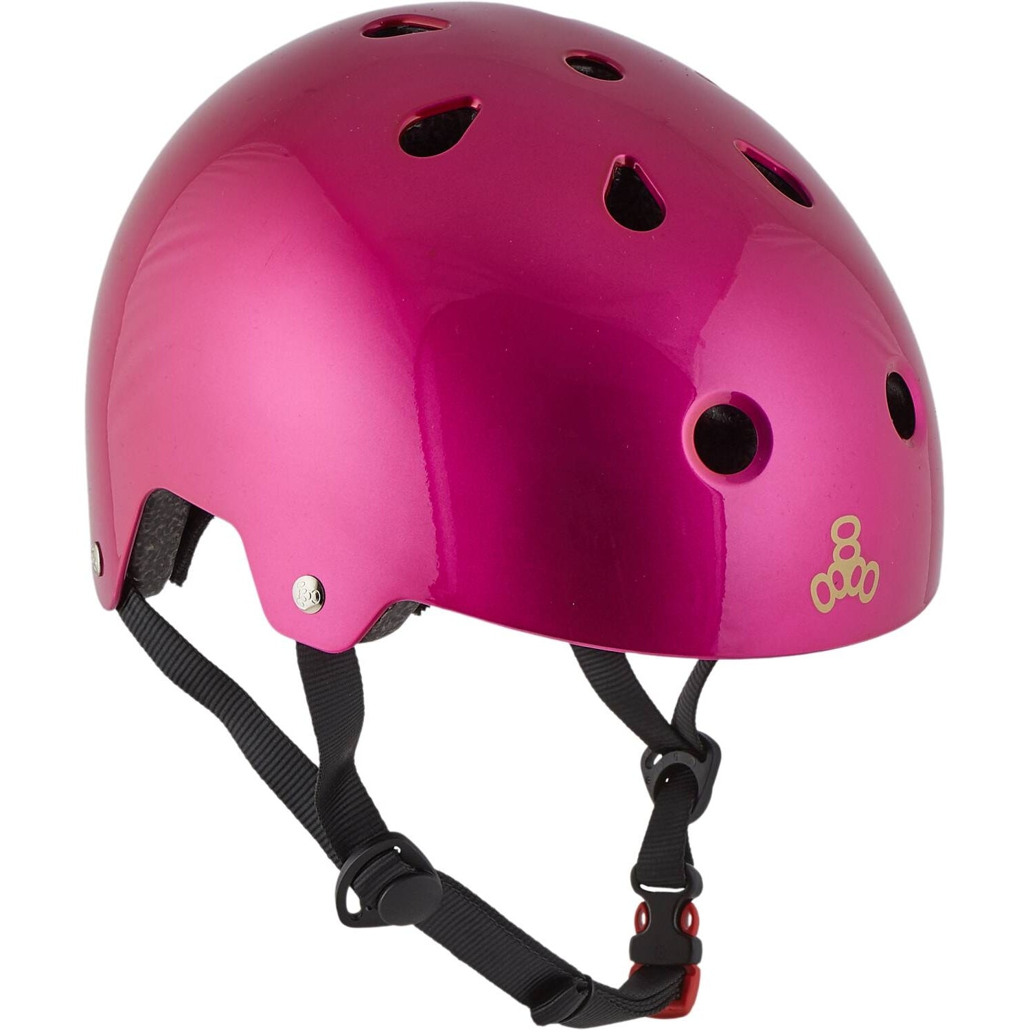 Kask Triple Eight Dual Certified MiPS - Metal Pink- ScootWorld