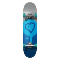 Blueprint Spray Heart V2 Komplet Skateboard - Silver- ScootWorld