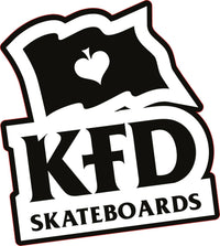 KFD Logo Sticker - Sort- ScootWorld