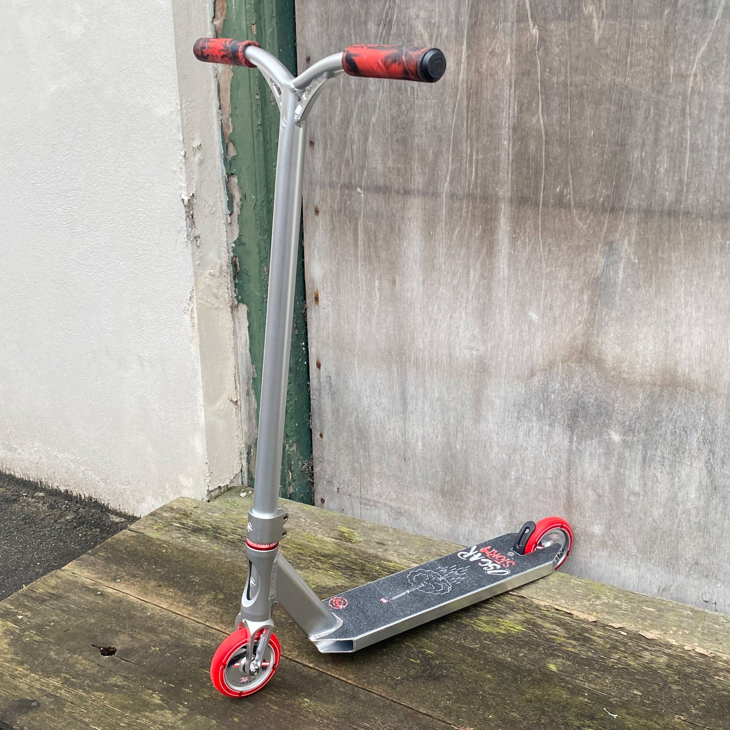 Striker Silver & Red Custom Build - ScootWorld