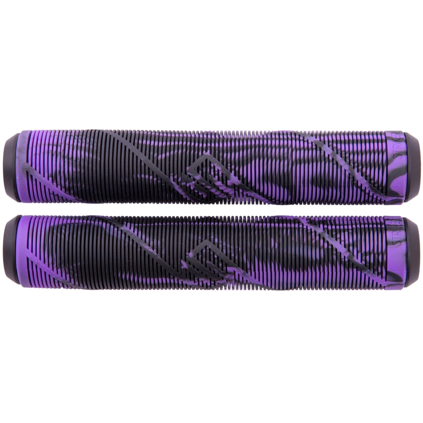 Striker Logo Gripy do hulajnogi wyczynowej Thick - Black/Purple- ScootWorld