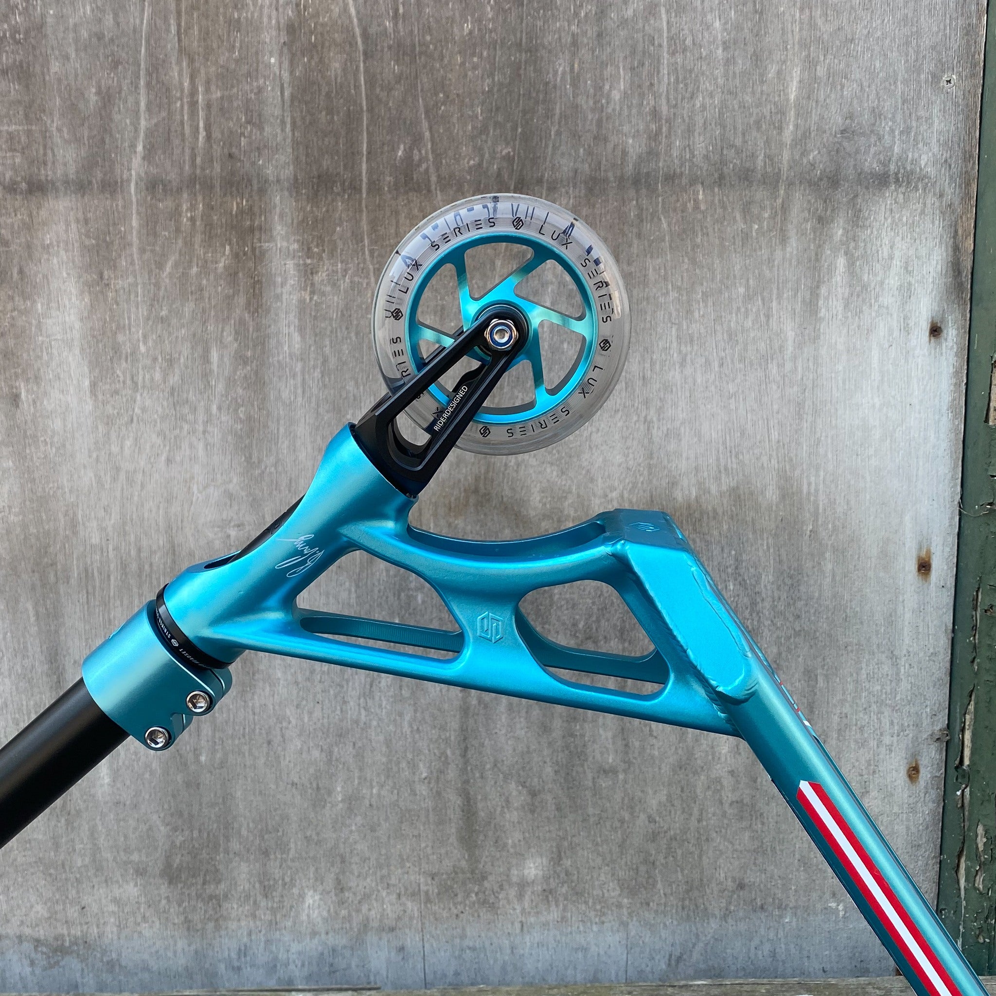 Striker Black & Teal Custom Build - Black/Blue- ScootWorld