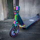 ScootWorld Rainbow Custom Build Hulajnoga Wyczynowa - Black/Rainbow- ScootWorld