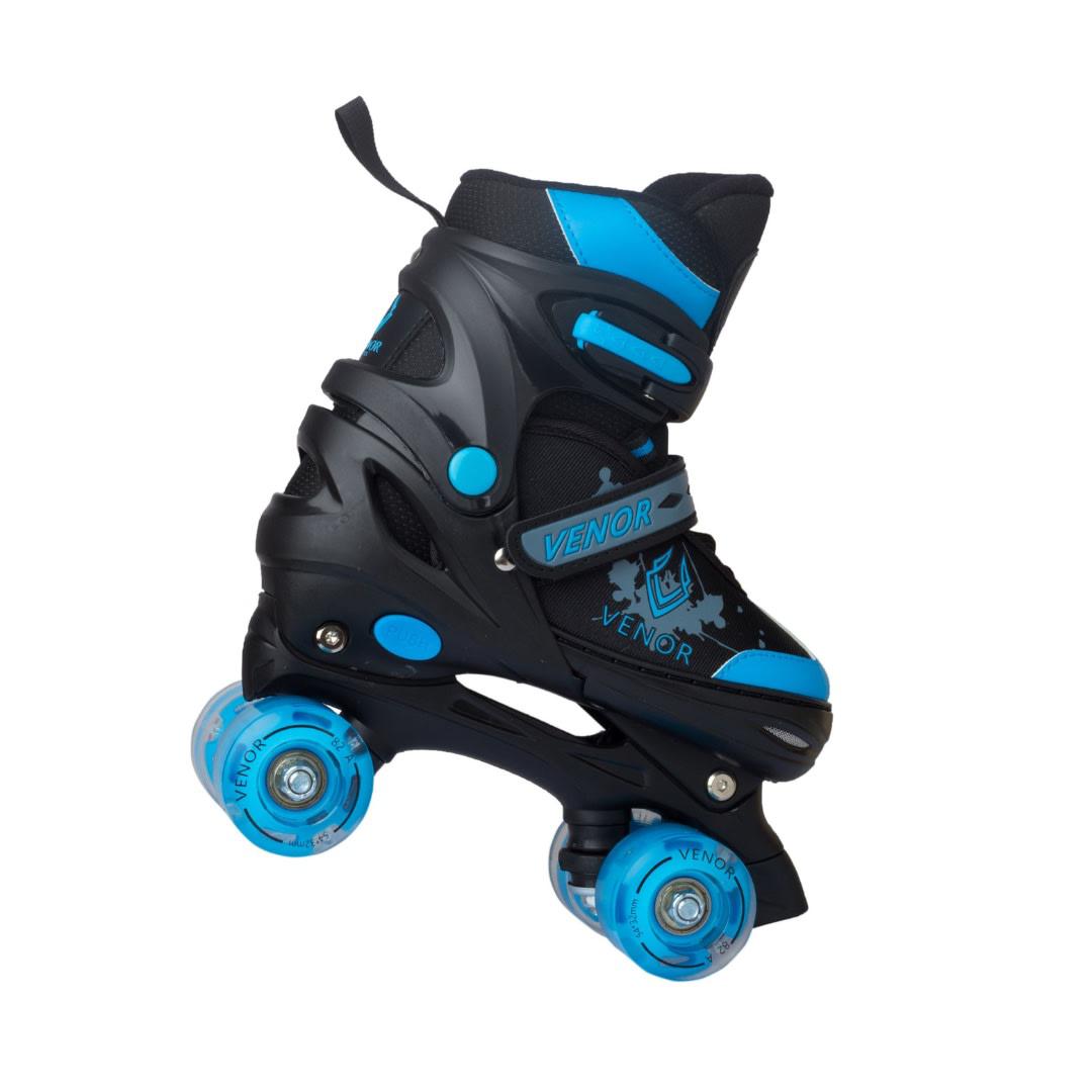 VENOR Ignite LED Wrotki - Black/Blue- ScootWorld